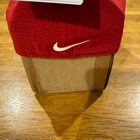Nike Golf Tiger Woods Hat S/M Red Legacy 91 DH1344 687 Dri Fit Mesh NEW With Tag - Picture 4 of 8